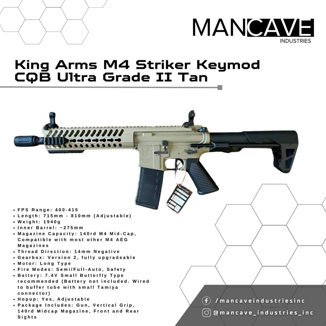 King Arms CQB M4 Striker Ultra Grade II