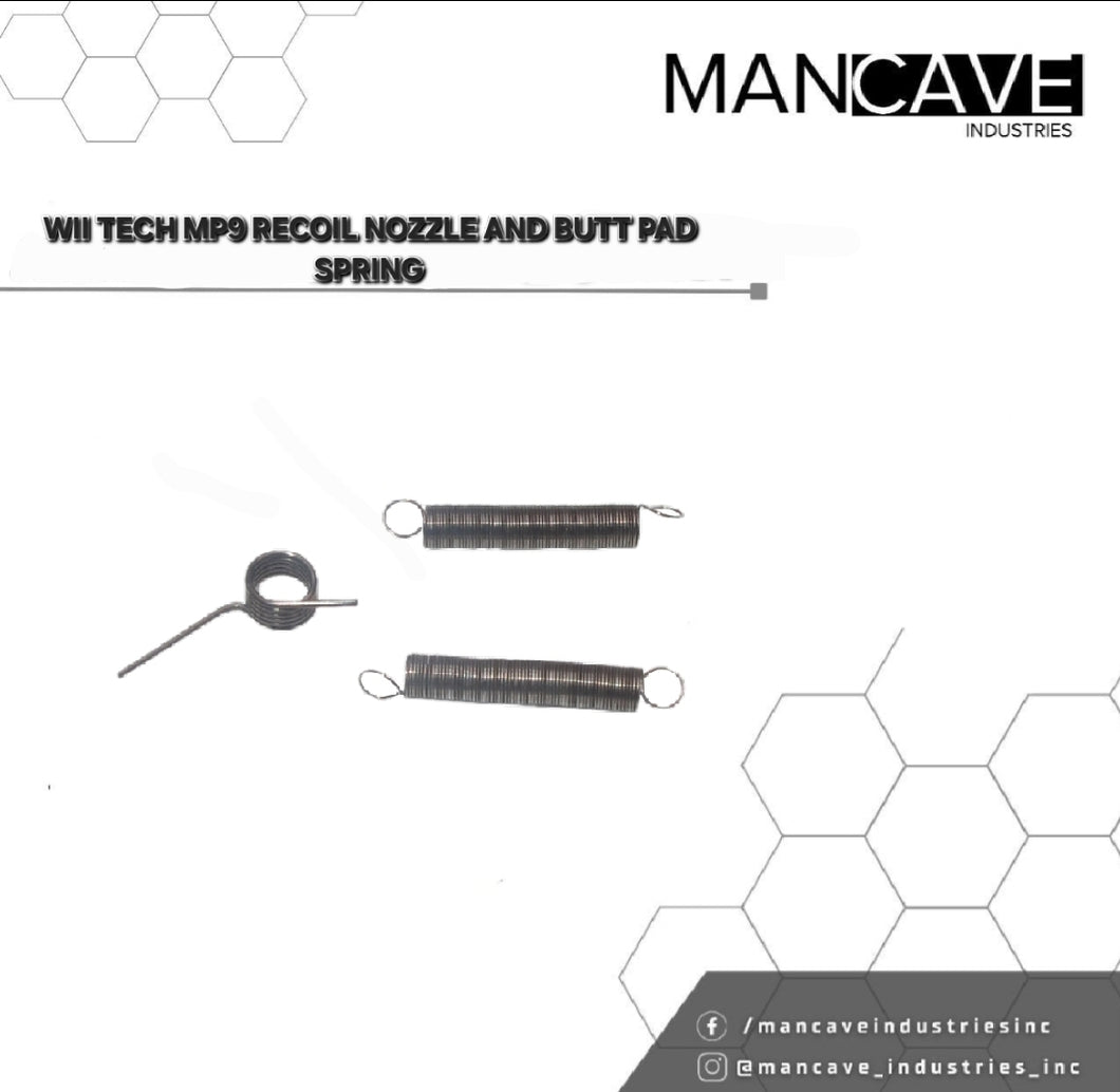 Wii Tech MP9 Recoil Nozzle and Butt Pad Spring