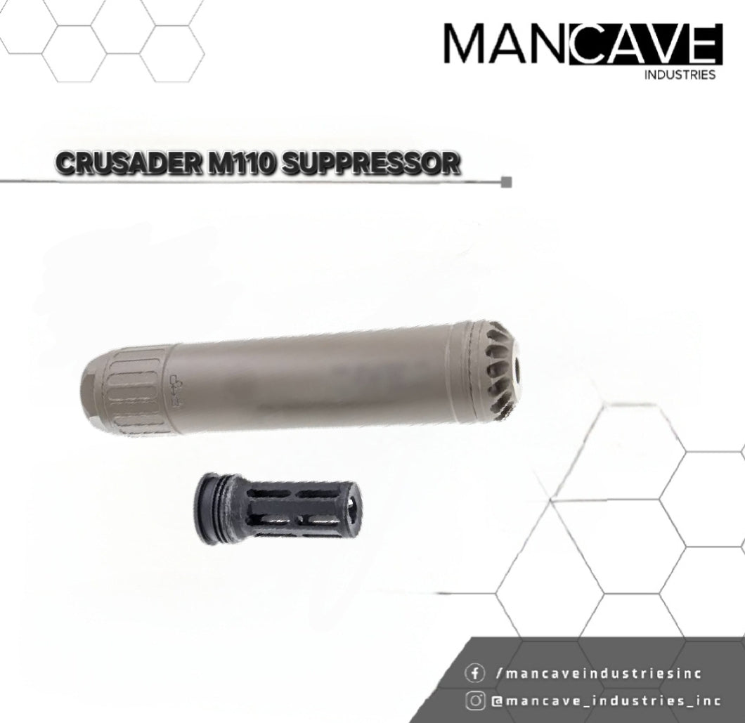 Crusader M110 Suppressor